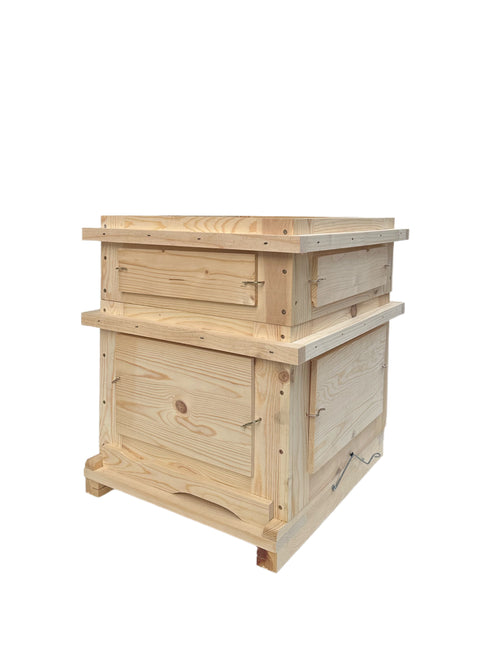 1047 HAUSSE DADANT BLATT POUR 10 CADRES 50x43x17cm. VITREE D’OBSERVATOIRE.