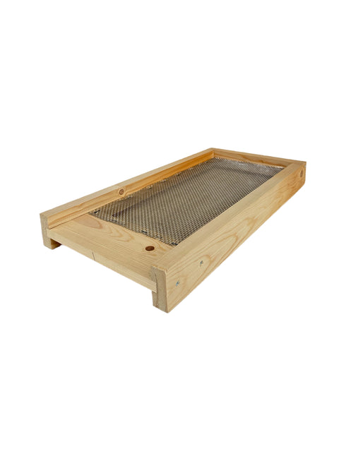1053 BLATT DADANT TRAY 5 WOOD VARROA FRAMES 550x240x25