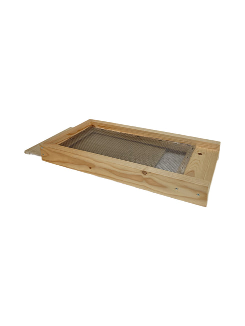 1054 DADANT BLATT TRAY 6 WOOD VARROA FRAMES 550x280x25
