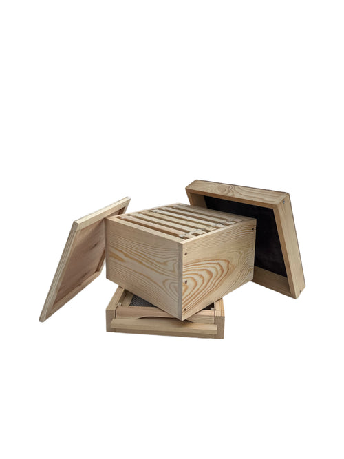 1031 FERTILIZER BOX MINI PLUS MADE OF WOOD WITH 6 FRAMES